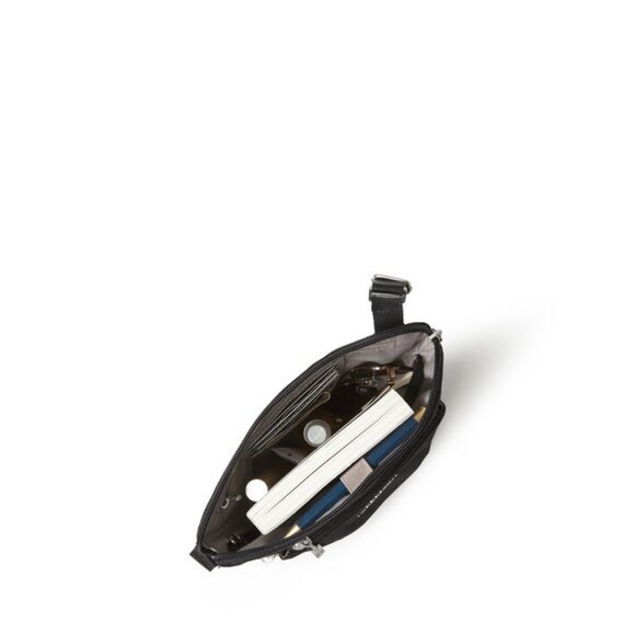 Baggallini Pocket Crossbody With RFID, Black Cheetah - NEW - Picture 8 of 15